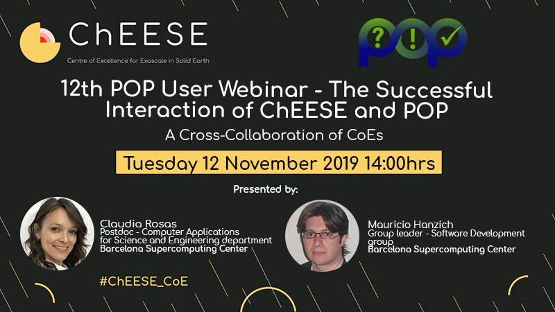 ChEESE POP webinar